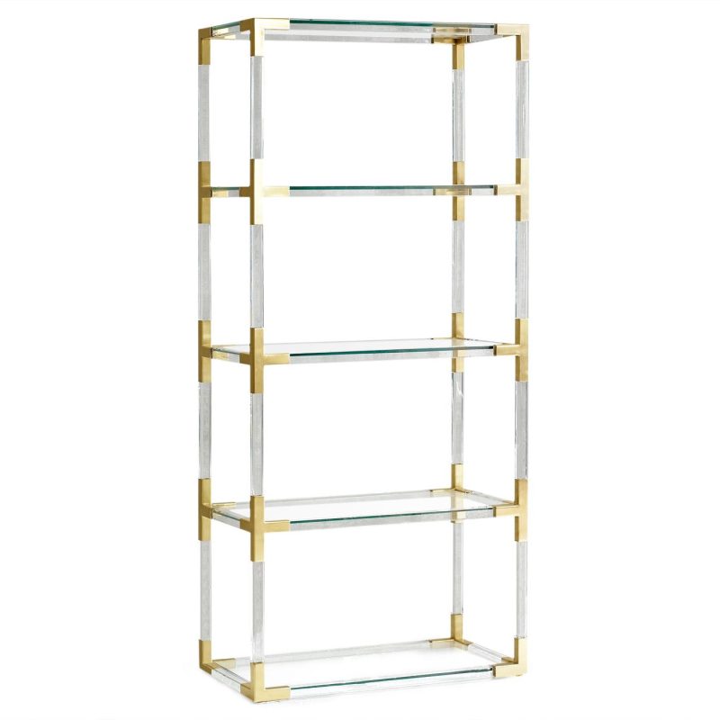 Ready-To-Ship Furniture |   Jacques Étagère Étagères & Cabinets Brass