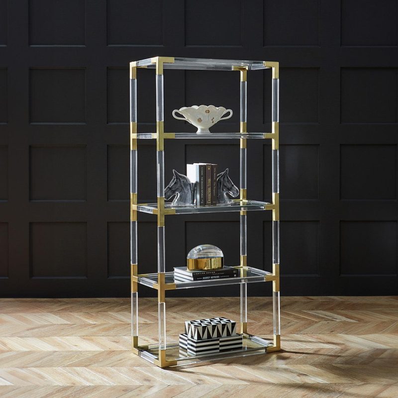 Ready-To-Ship Furniture |   Jacques Étagère Étagères & Cabinets Brass