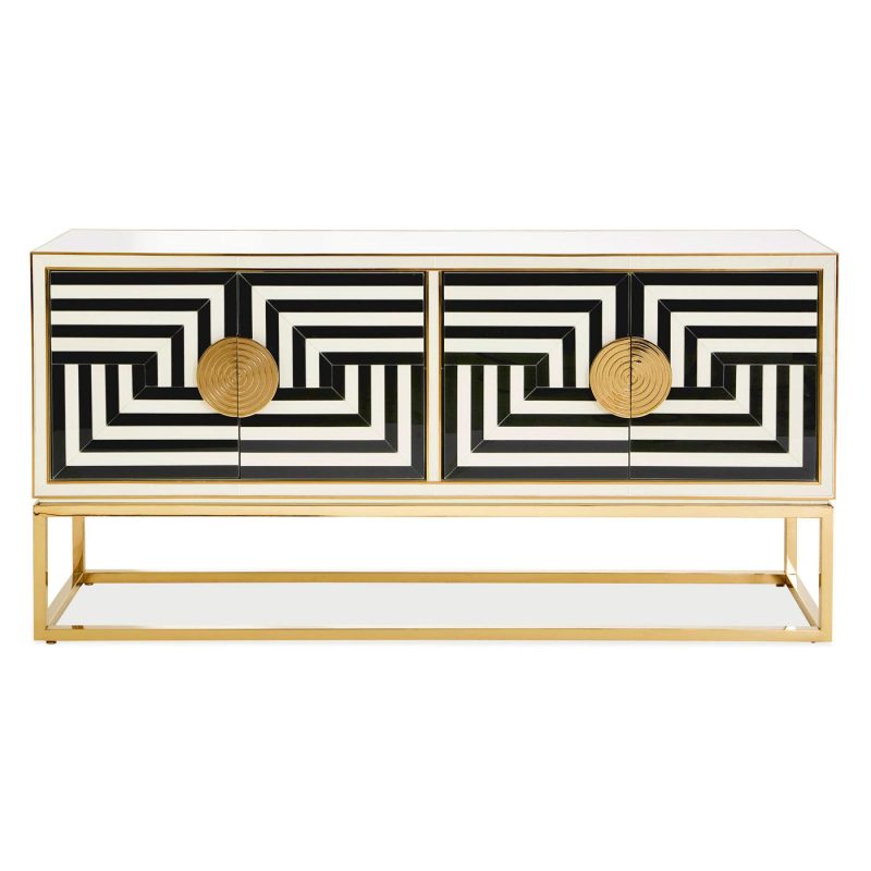 Ready-To-Ship Furniture |   Op Art Credenza Consoles & Credenzas Consoles & Credenzas