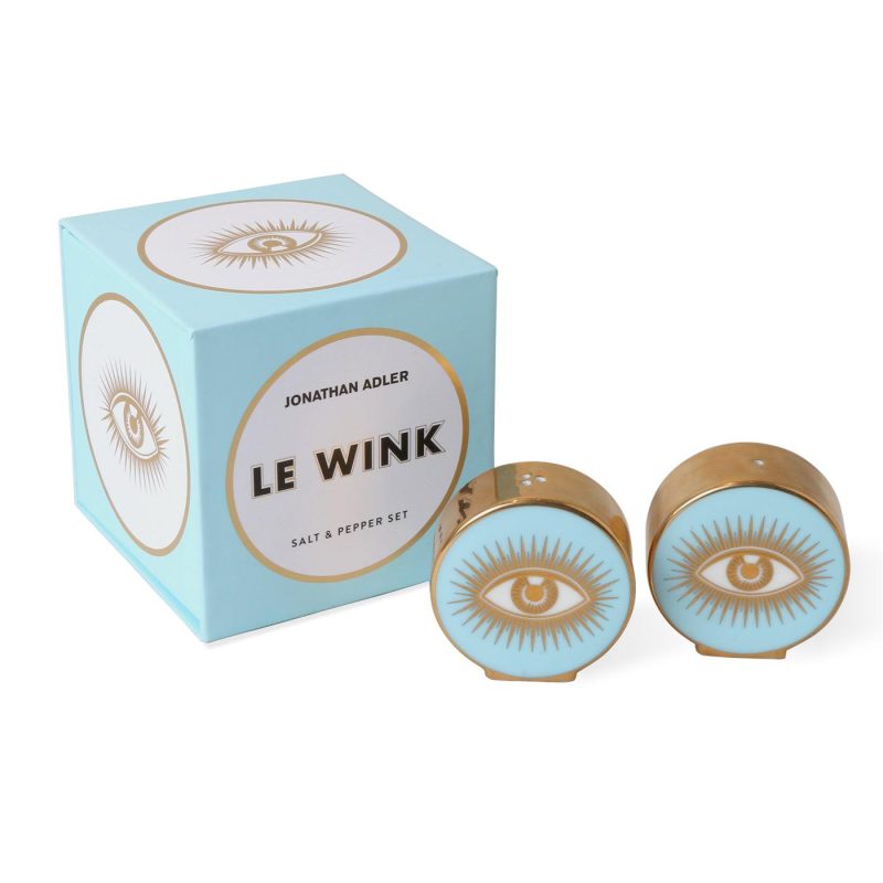 Serveware & Mugs |   Le Wink Salt & Pepper Set Pottery Serveware & Mugs