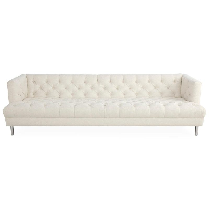 Sofas |   Baxter Deep T-Arm Grand Sofa In Serpette Ivory Furniture Sofas