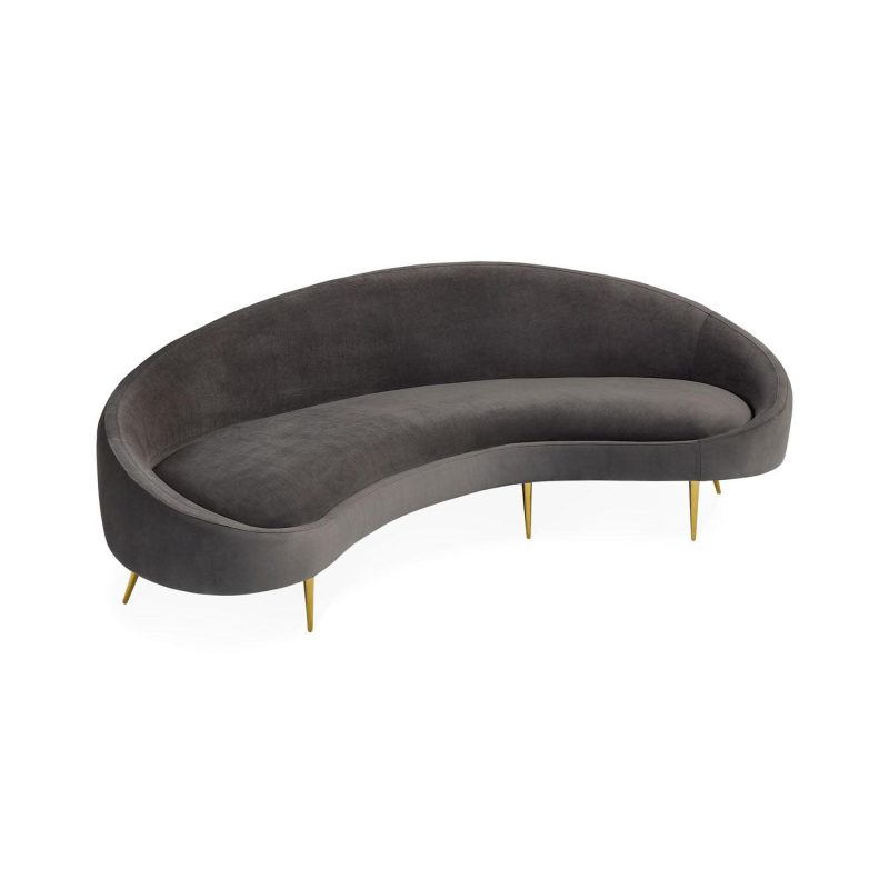 Sofas |   Ether Curved Sofa Furniture Bergamo Graphite