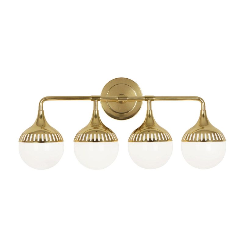 Wall Lamps & Sconces |   Rio Four-Light Sconce Lighting Nickel